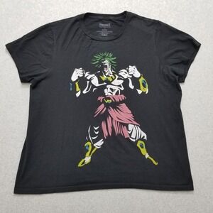 Dragon Ball Z‎ Shirt Womens XL Black Short Sleeve